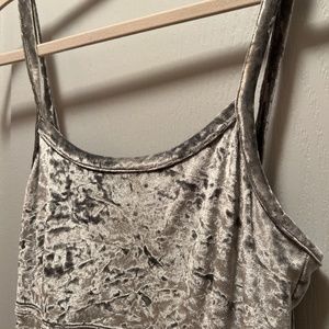 Beautiful silver velour party dress